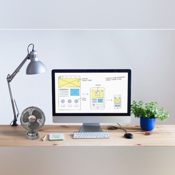 USB 5" fan | Hunter | USB cord included | Used In Great Condition - Picture 5 of 5